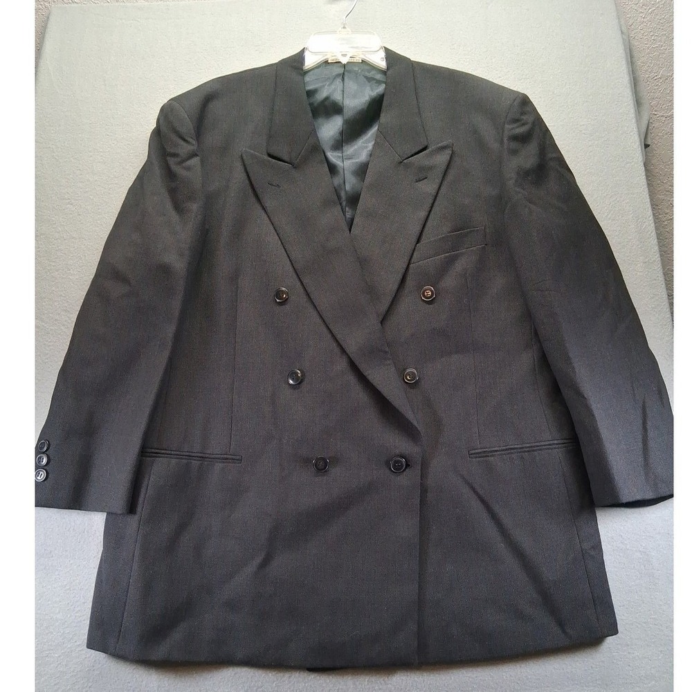 100% Pure Wool Saks‎ Fifth Ave Assets Andrew Fezza Men Blazer Jacket Size 44R